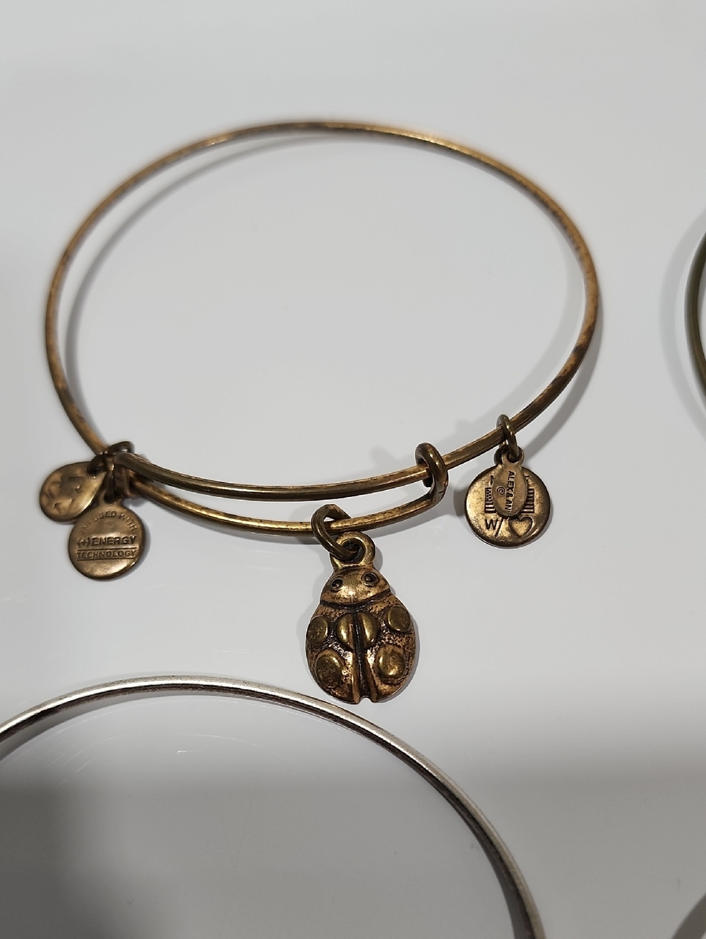 9 Alex & Ani Bracelets, 1 Love This Life Bracelet. - Picture 15 of 16